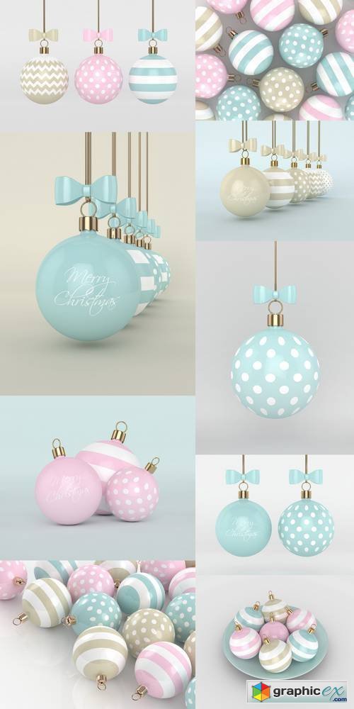 Christmas Turquoise Baubles