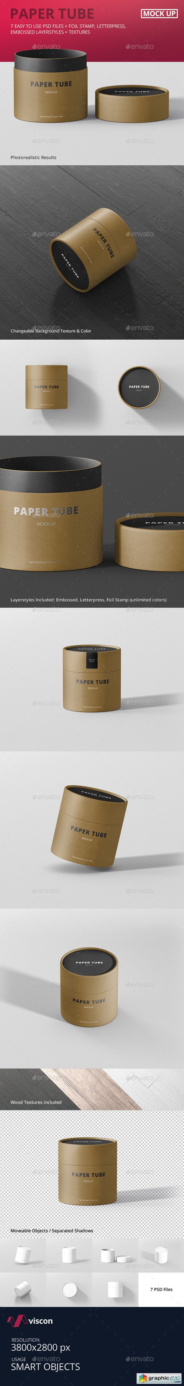 Paper Tube Packaging Mock-Up - Small