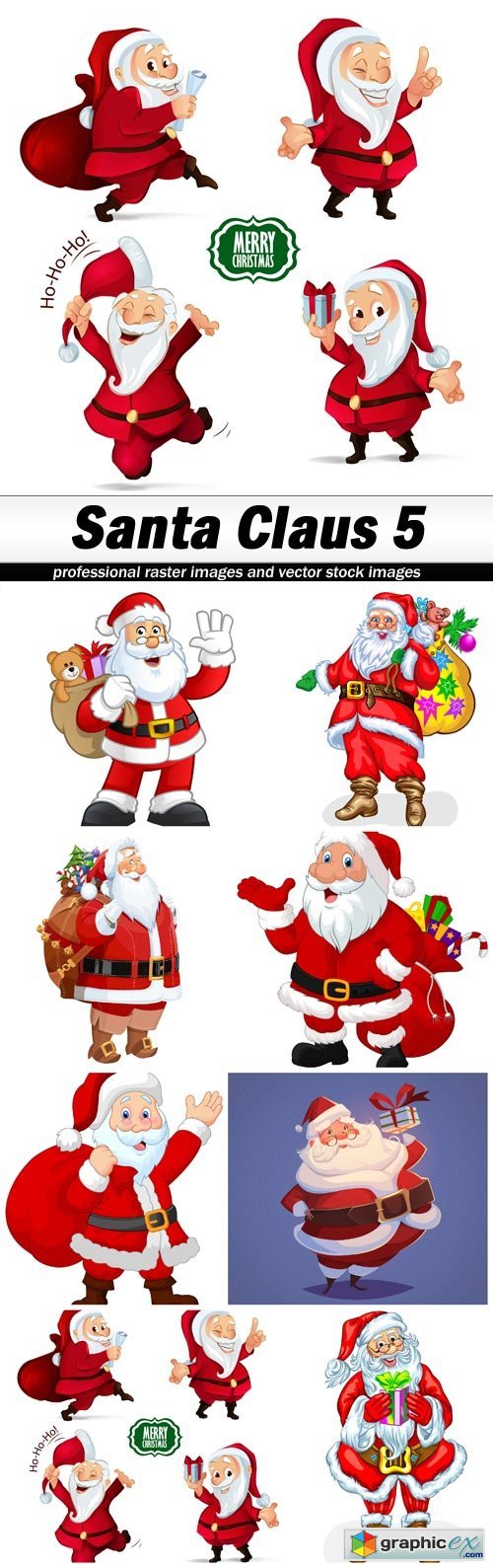 Santa Claus 5 - 8 EPS