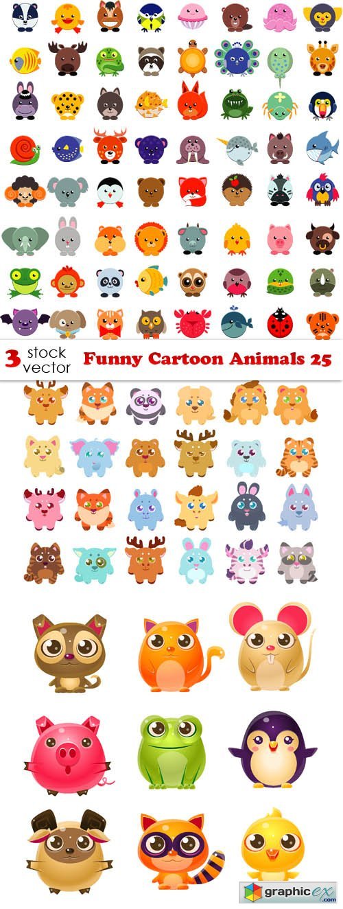 Funny Cartoon Animals 25