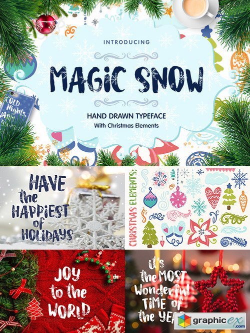 Magic Snow - Christmas Typefase