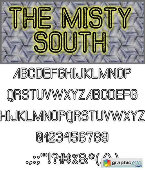The Misty South St font