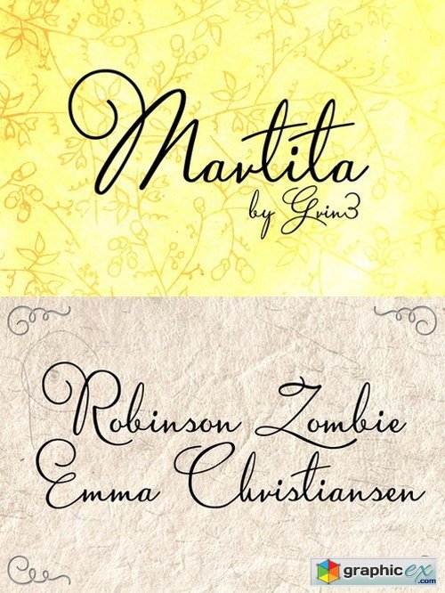 Martita Script Fonts