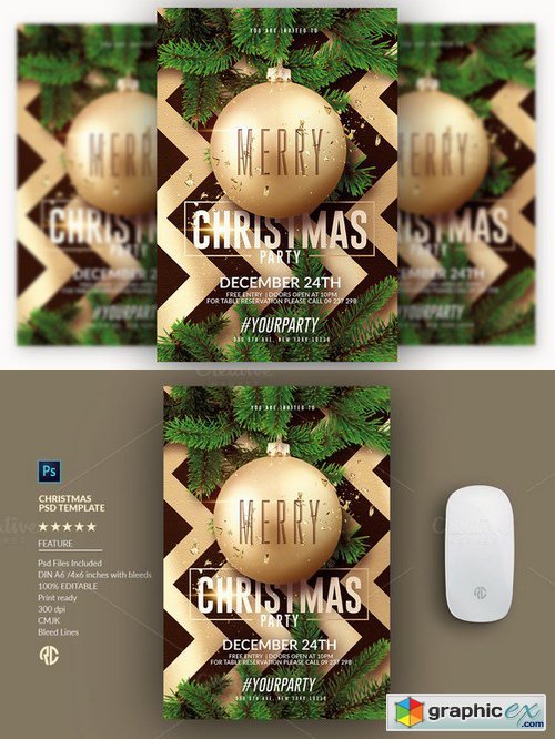 Christmas Party - Flyer Template