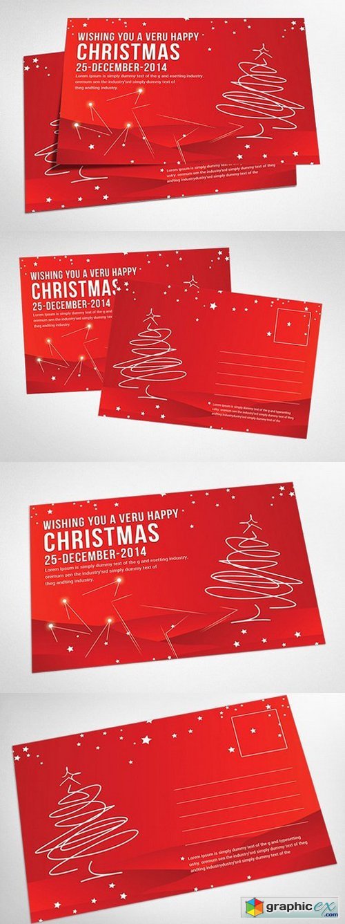 Christmas Postcard Templates 938385