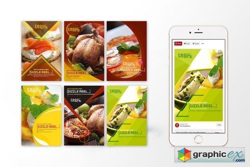 30 Pinterest ad banners-Food & Restaurant