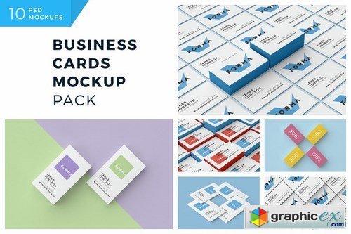 Business Cards Mockup Pack