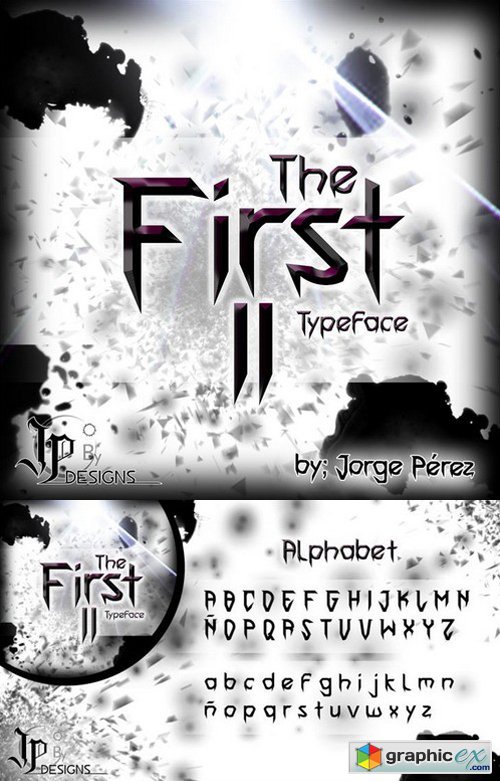 The First II font