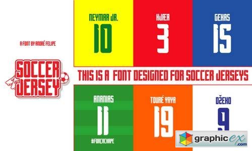 Soccer Jersey Font