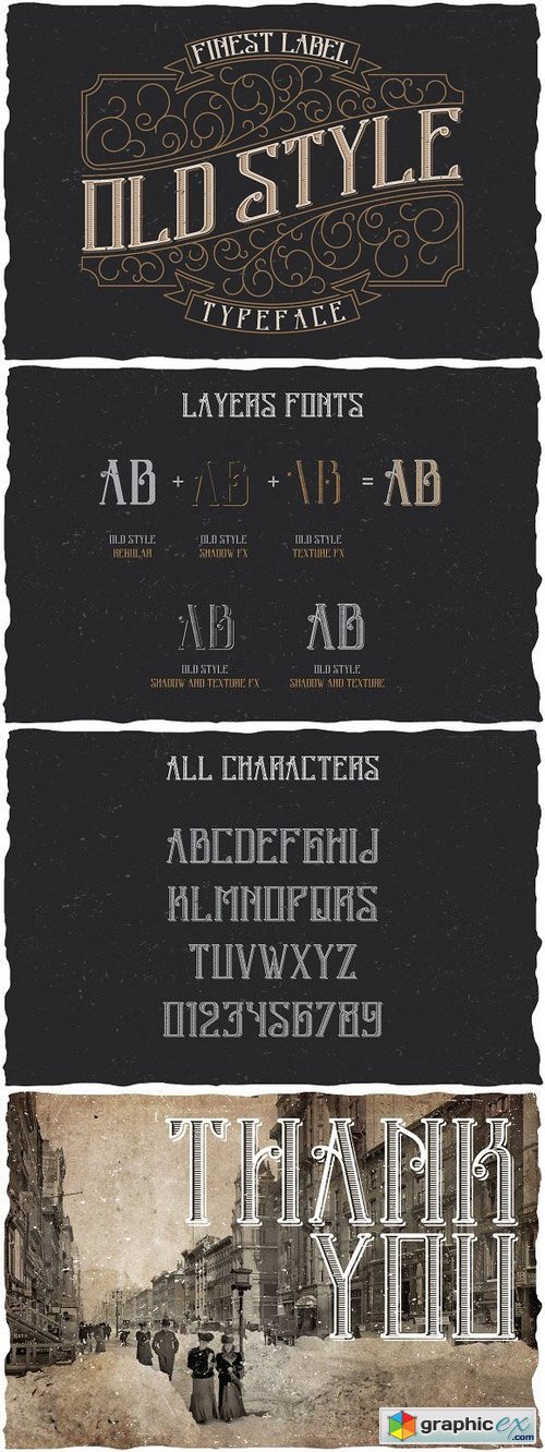 Old Style Label typeface