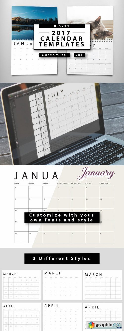 2017 Calendar Templates