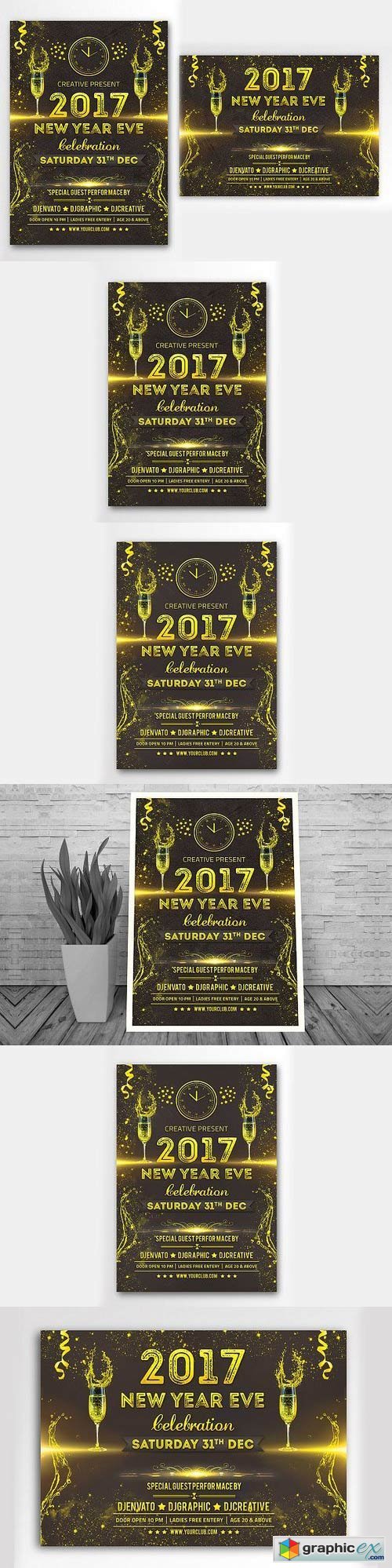 New Year Party Flyer 1105450