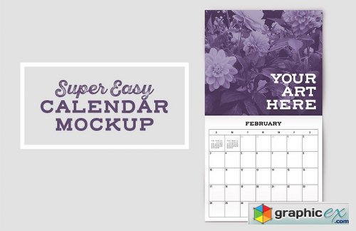Calendar Mockup Template