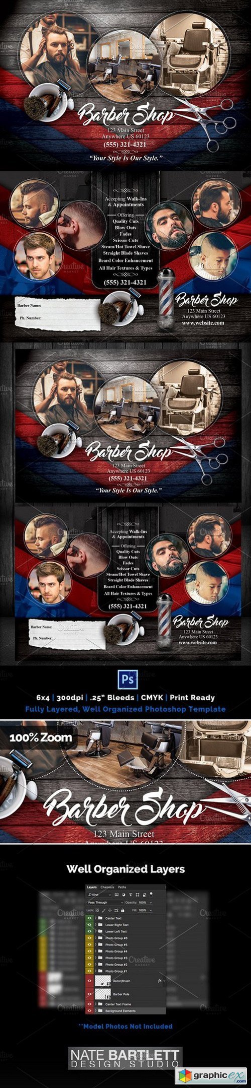 Barber Shop Flyer 1032334