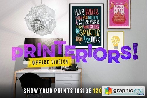 Printeriors Office! Frame Mockups
