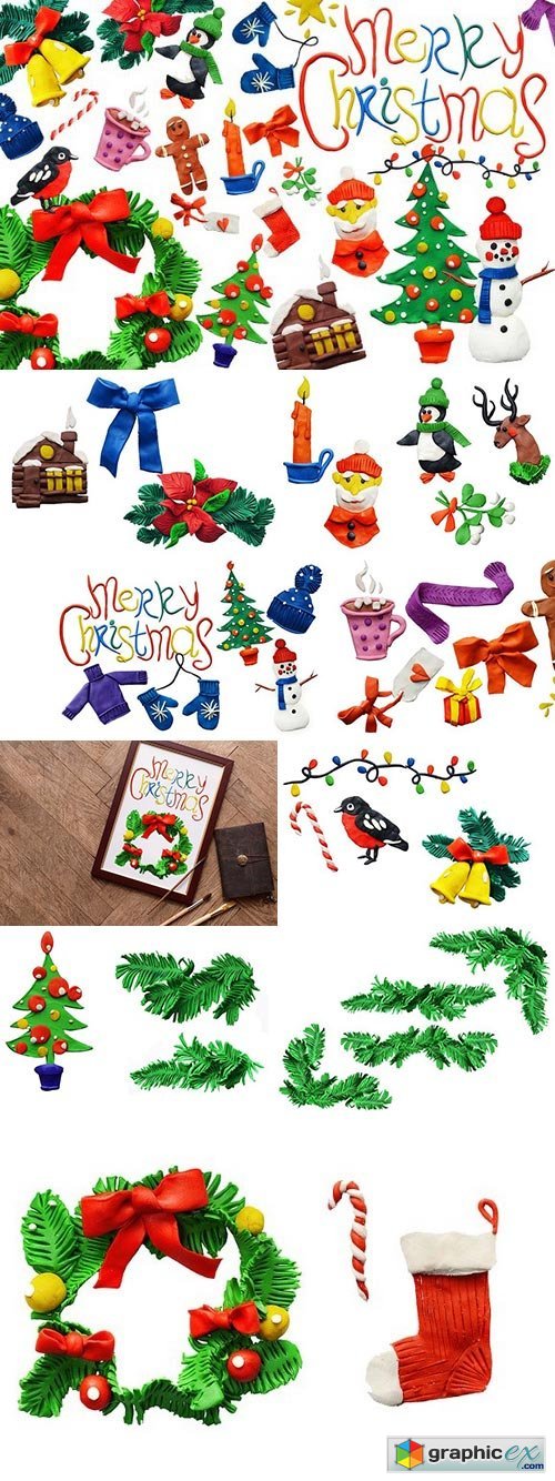 Plasticine Christmas set