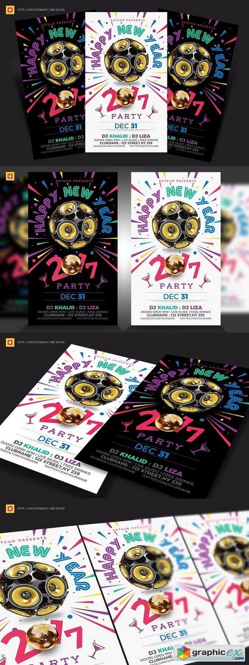 New Year Flyer 1062117