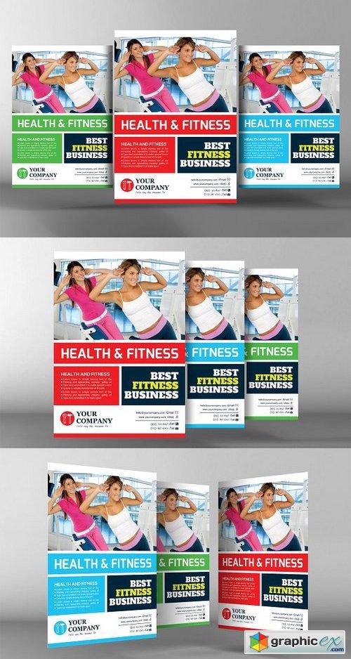 Fitness Flyer Template 750672