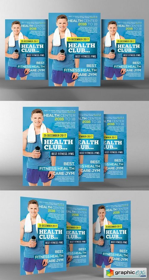 Fitness Flyer Template 708479