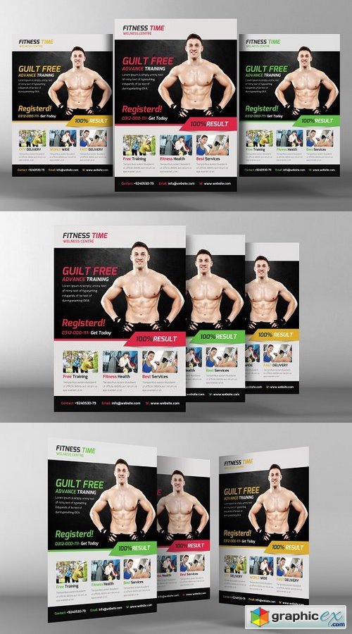 Fitness Flyer Template 139764
