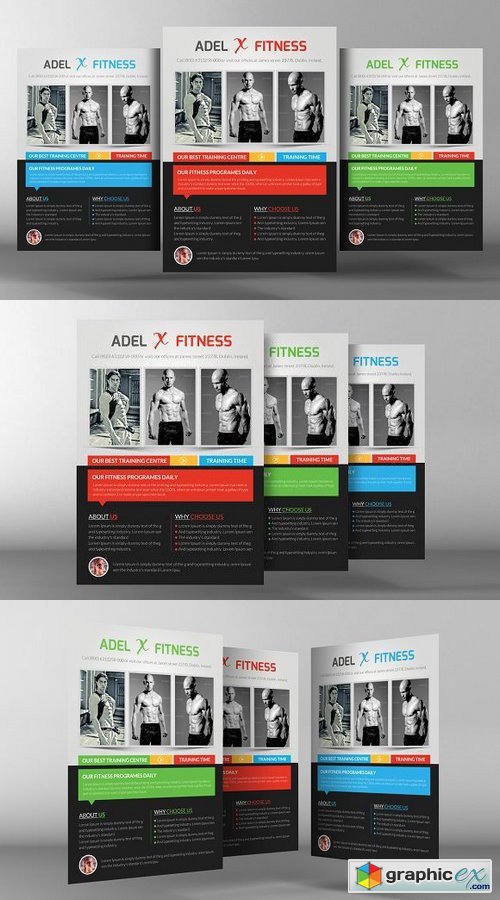 Fitness Flyer Template 139766
