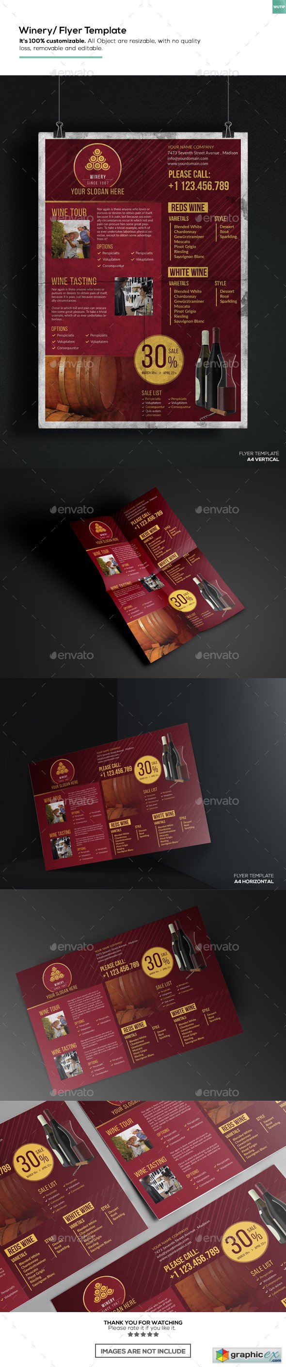 Winery - Flyer Template