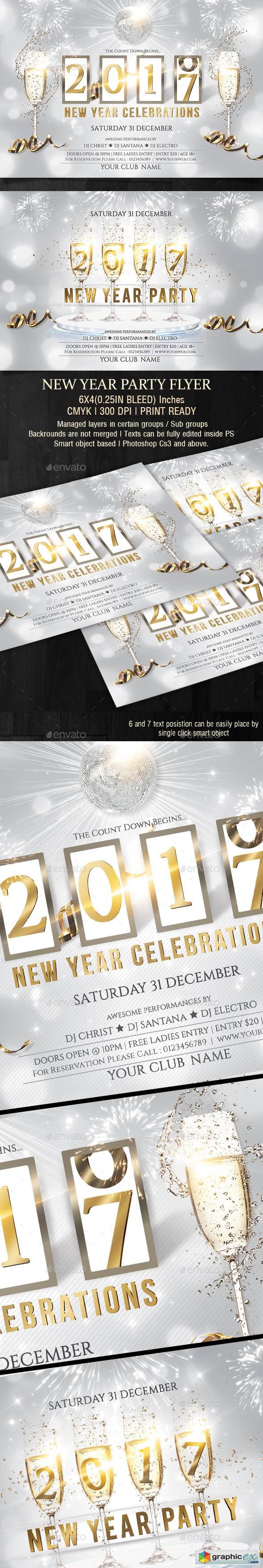 New Year Party Flyer 19047483
