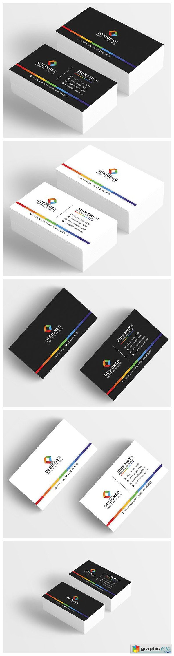 Colorful Business Card 1122900