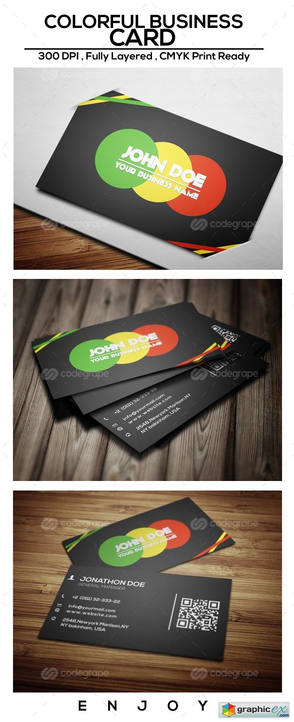 Colorful Business Card 10718