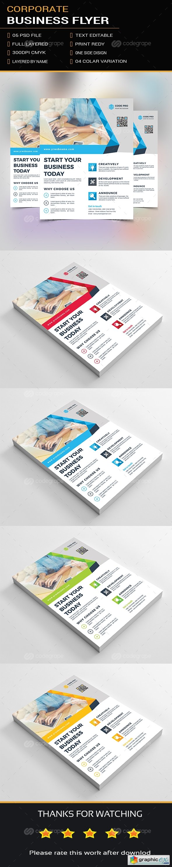 Corporate Business Flyer 10053
