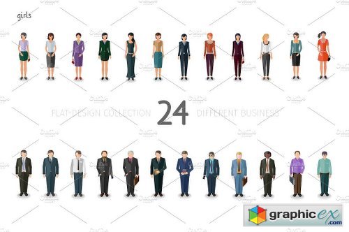 Business people collection