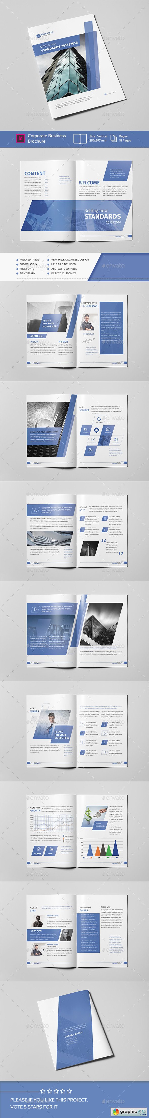 Corporate Business Brochure 18 Pages A4 V.02