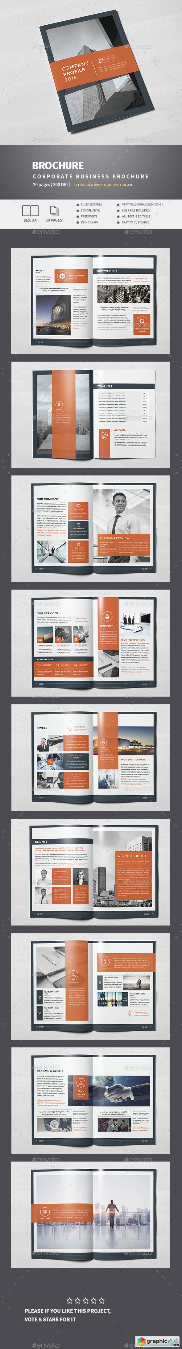 Corporate Business Brochure 20 Pages