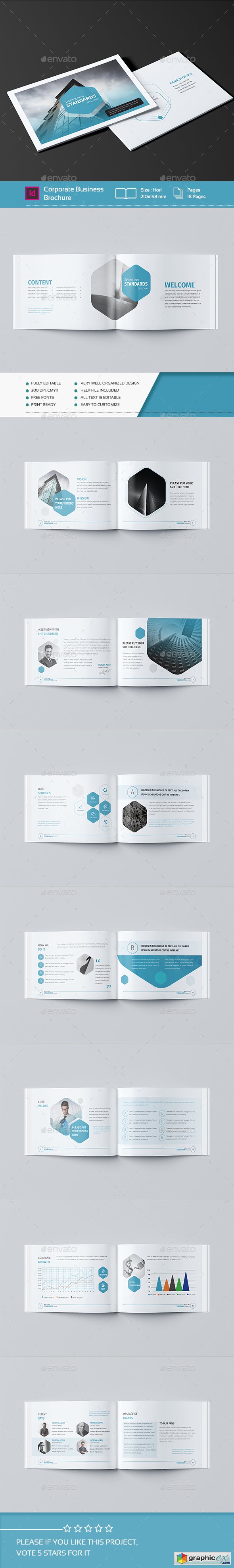 Corporate Business Brochure 18 Pages A5