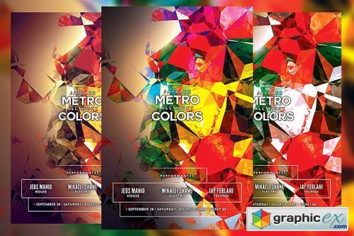 Metro Colors Club Flyer