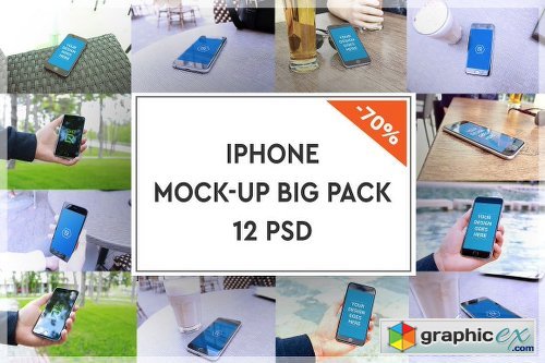 iPhone Mock-up Big Pack#2