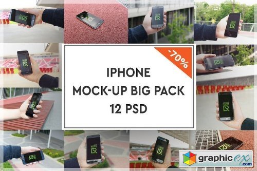 iPhone Mock-up Big Pack#3