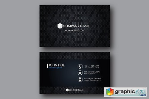 Vector Business Card Template 1129924