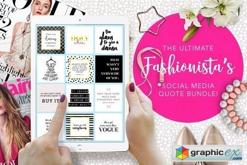 Ultimate Fashionista's Quotes Bundle