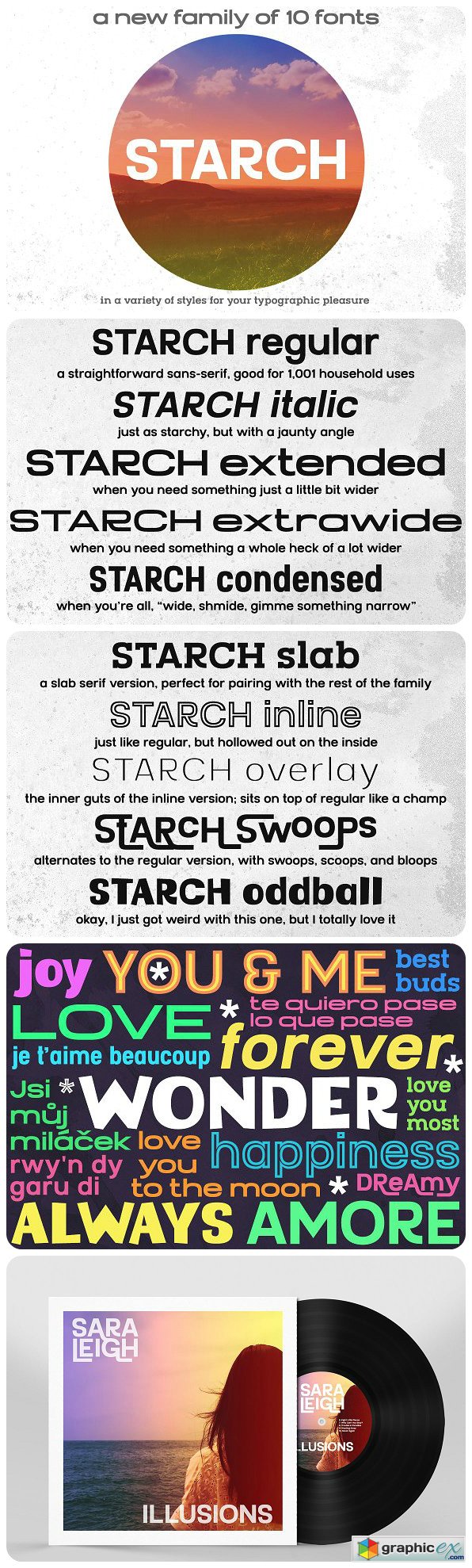 STARCH font family