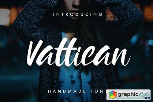 Vattican - Handmade Brush Font