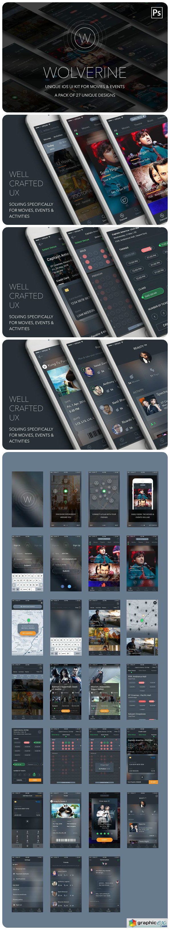 Wolverine IOS UI KIT for activities