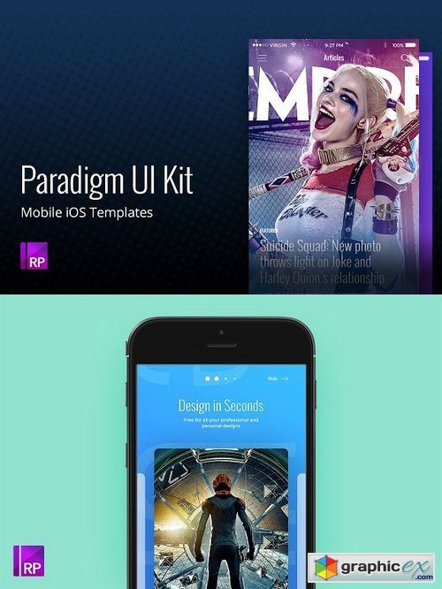 Paradigm UI Kit for Axure (iOS)