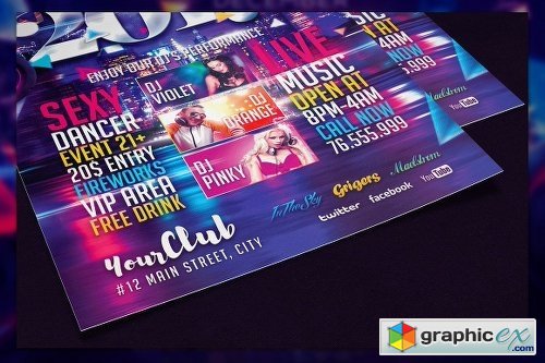 New Years Eve V4 Flyer Template