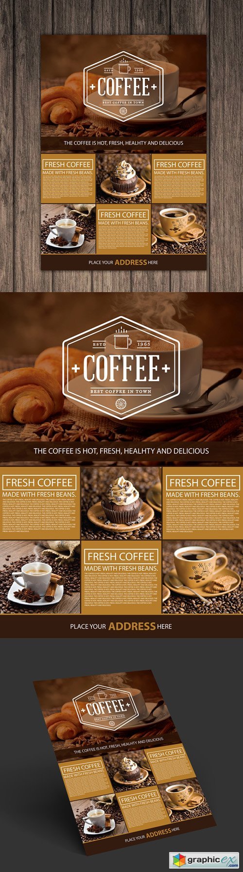 Coffee Shop A4 Flyer Template