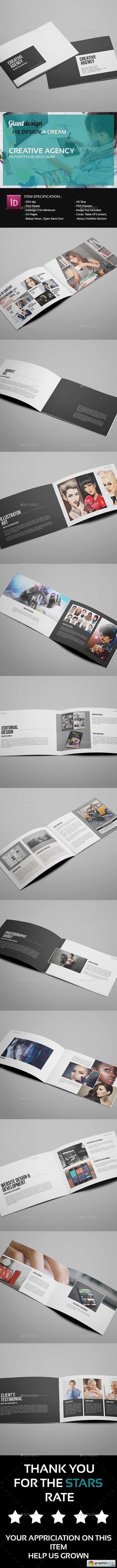 Creative Agency - A5 Portfolio Brochure