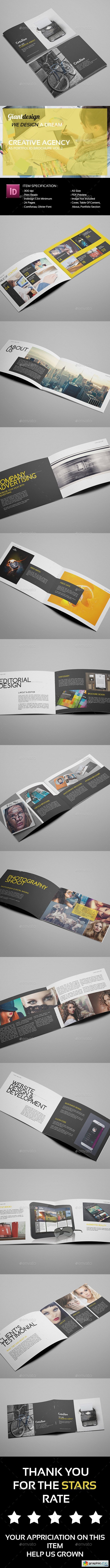 Creative Agency - A5 Portfolio Brochure Vol2