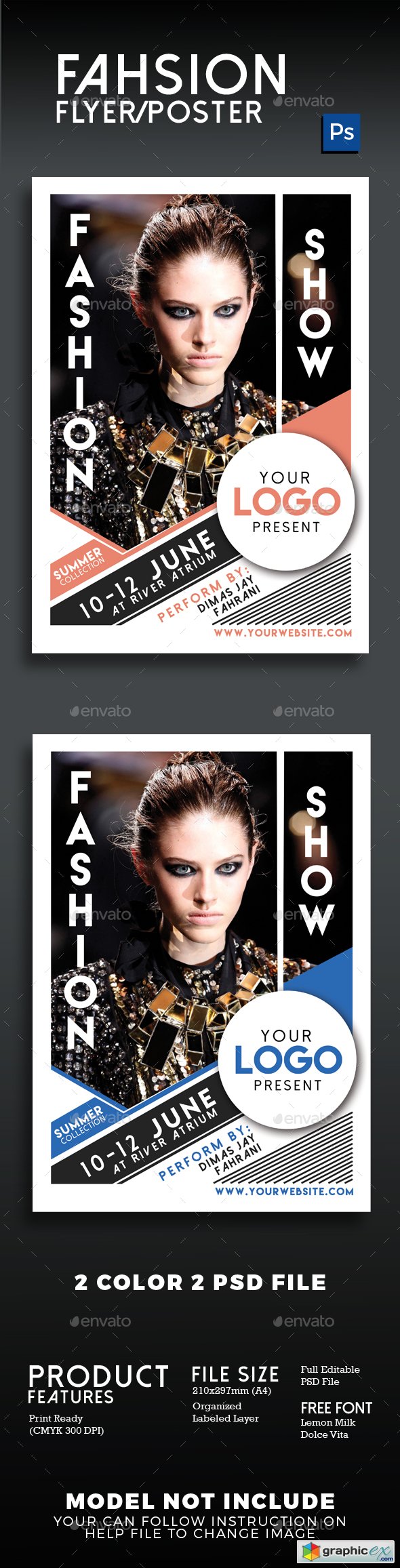 Fashion Show Flyer Poster Vol 2