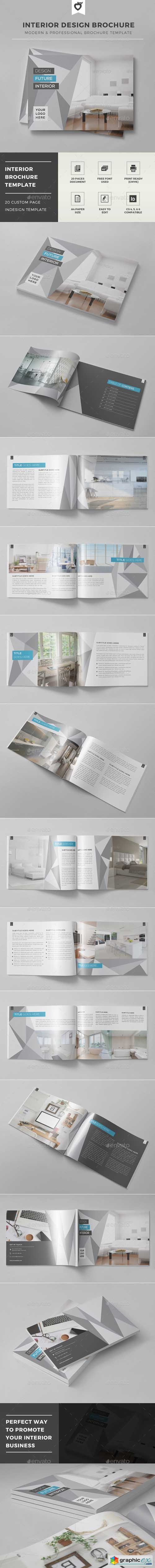 Interior Design Brochure Template 12474610