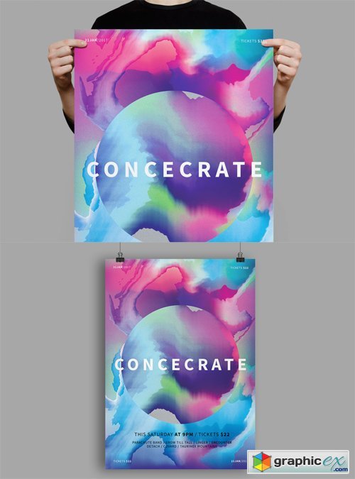 Concecrate Poster / Flyer